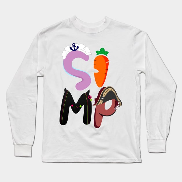 SIMP Hololive Long Sleeve T-Shirt by naderu